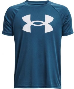 Under Armour TECH BIG LOGO SS Chlapčenské tričko, tmavo modrá, veľkosť