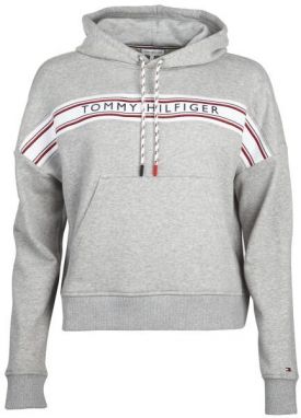 Tommy Hilfiger CLASSIC-HWK HOODIE Dámska mikina, sivá, veľkosť