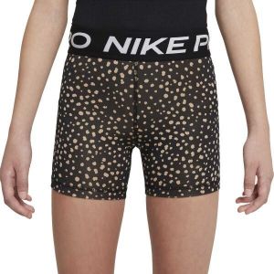 Nike NP DF 3IN SHORT ANML AOP Dievčenské športové šortky, čierna, veľkosť