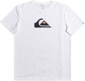 Quiksilver COMP LOGO SS Pánske tričko, biela, veľkosť