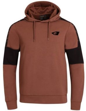 Lotto ATHLETICA CLASSIC VI SWEAT HD Pánska mikina, hnedá, veľkosť