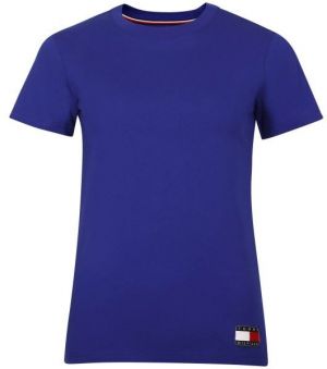 Tommy Hilfiger TOMMY 85 LOUNGE-SHORT SLEEVE TEE Dámske tričko, modrá, veľkosť