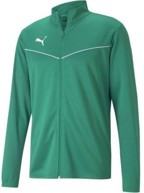 Puma TEAMRISE TRAINING POLY JACKET Pánska mikina, zelená, veľkosť