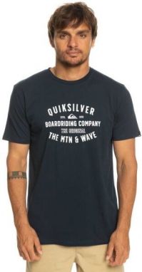 Quiksilver BETWEEN THE LINES SS Pánske tričko, tmavo modrá, veľkosť