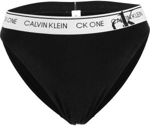 Calvin Klein FADED GLORY-HIGH LEG TANGA Dámske nohavičky, čierna, veľkosť