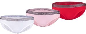 Calvin Klein BIKINI 3PK Dámske nohavičky, biela, veľkosť