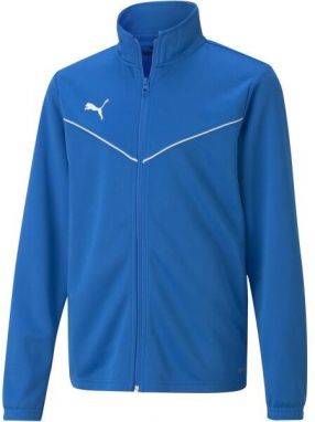 Puma TEAMRISE TRAINING POLY JACKET JR Chlapčenská mikina, modrá, veľkosť