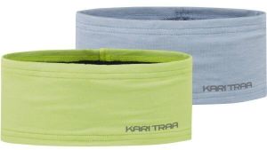 KARI TRAA NORA S HEADBAND 2PK Dámska športová čelenka, žltá, veľkosť