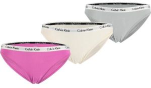 Calvin Klein 3PK BIKINI Dámske nohavičky, sivá, veľkosť