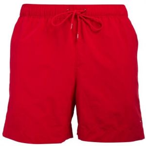 Tommy Hilfiger ESS-MEDIUM DRAWSTRING Pánske plavecké šortky, červená, veľkosť