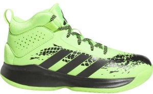adidas CROSS EM UP 5 K WIDE Chlapčenská basketbalová obuv, zelená, veľkosť 36 2/3
