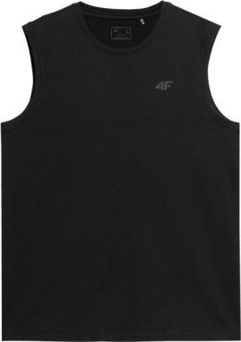 4F MEN´S SLEEVELESS Pánske tielko, čierna, veľkosť