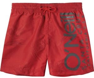 O'Neill CALI FLORAL SHORTS Chlapčenské kúpacie šortky, červená, veľkosť