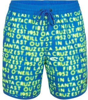 O'Neill SCALLOP NEON 16'' SWIM SHORTS Pánske kúpacie šortky, modrá, veľkosť