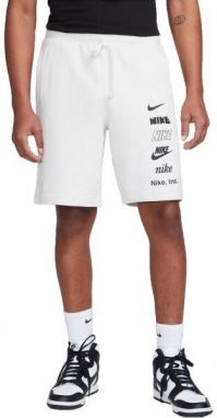 Nike CLUB+ FT SHORT MLOGO Pánske šortky, biela, veľkosť