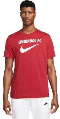 Nike LFC M NK SWOOSH TEE Pánske tričko, červená, veľkosť