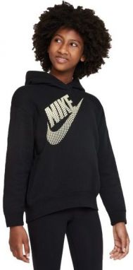 Nike NSW OS PO Dievčenská mikina, čierna, veľkosť
