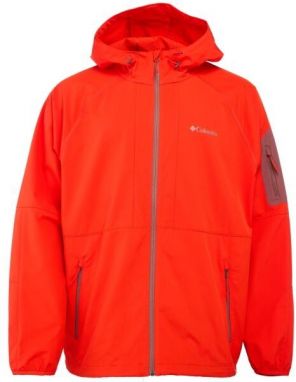 Columbia TALL HEIGHTS HOODED SOFT Pánska softshellová bunda, červená, veľkosť