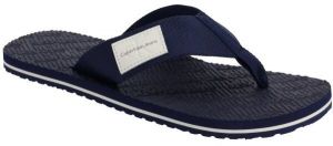 Calvin Klein BEACH SANDAL WOVEN PATCH Pánske žabky, tmavo modrá, veľkosť