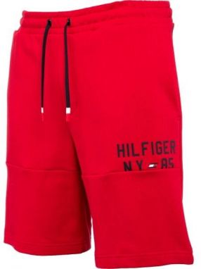 Tommy Hilfiger GRAPHIC SWEATSHORT Pánske šortky, červená, veľkosť