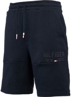 Tommy Hilfiger GRAPHIC SWEATSHORT Pánske šortky, tmavo modrá, veľkosť