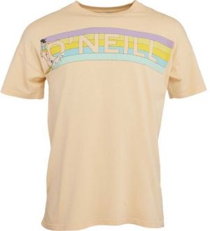 O'Neill CONNECTIVE GRAPHIC LONG TSHIRT Dámske tričko, béžová, veľkosť