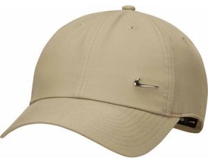 Nike NSW DF H86 METAL SWOOSH CAP U Šiltovka, béžová, veľkosť