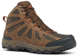 Columbia PEAKFREAK XCRSN II MID LTHR Pánska trailová obuv, hnedá, veľkosť 45