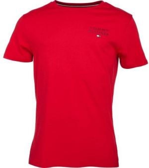 Tommy Hilfiger TH ORIGINAL-CN SS TEE LOGO Pánske tričko, červená, veľkosť