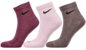 Nike EVERYDAY PLUS Pánske stredne vysoké ponožky, ružová, veľkosť