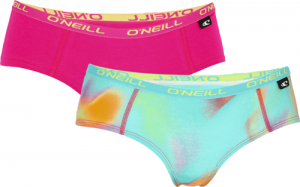 O'Neill WOMEN HIPSTER BLEND&PLAIN 2PACK Dámske nohavičky, mix, veľkosť
