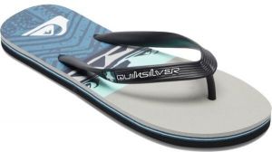 Quiksilver MOLOKAI PANEL Pánske žabky, modrá, veľkosť 46