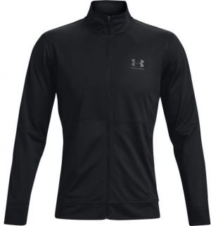 Under Armour PIQUE TRACK JACKET Pánska športová mikina, čierna, veľkosť