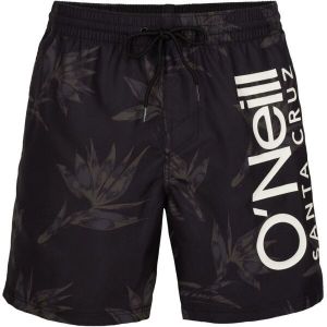 O'Neill CALI FLORAL SHORTS Pánske plavecké šortky, čierna, veľkosť