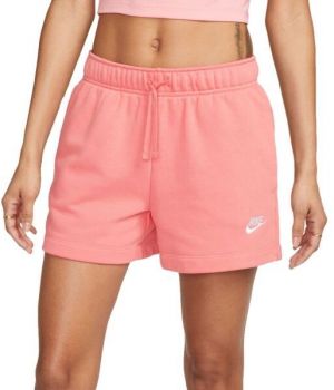 Nike NSW CLUB FLC MR SHORT Dámske šortky, lososová, veľkosť