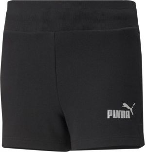 Puma ESS+SHORTS TR G Dievčenské kraťasy, čierna, veľkosť