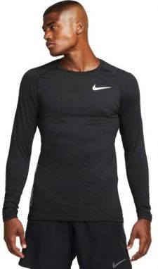 Nike NP TOP WARM LS CREW Pánske tréningové tričko s dlhým rukávom, čierna, veľkosť