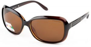 Finmark F2301 Športové slnečné okuliare s polarizačnými šošovkami, hnedá, veľkosť