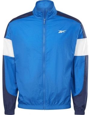 Reebok TRAIN WOVEN JACKET Pánska bunda, modrá, veľkosť