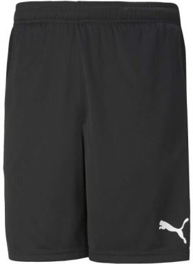 Puma TEAMRISE TRAINING SHORTS JR Chlapčenské futbalové šortky, čierna, veľkosť