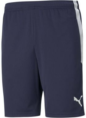 Puma TEAM LIGA TRAINING SHORTS Pánske futbalové kraťasy, tmavo modrá, veľkosť