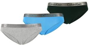 Calvin Klein BIKINI 3PK Dámske nohavičky, čierna, veľkosť