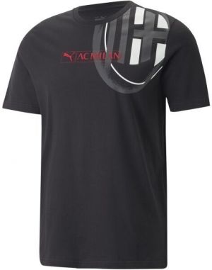 Puma ACM FTBLLEGACY TEE Pánske tričko, čierna, veľkosť