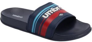 Umbro KAMEN STRIPE GRAPHIC Pánske šľapky, tmavo modrá, veľkosť 43