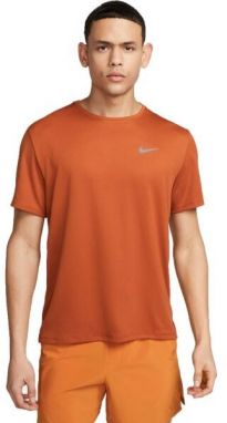 Nike NK DF UV MILER SS Pánske tréningové tričko, oranžová, veľkosť