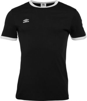 Umbro TAPED RINGER TEE Pánske tričko, čierna, veľkosť