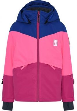 LEGO® kidswear LWJESTED 708 JACKET Detská lyžiarska bunda, ružová, veľkosť