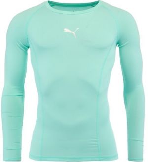 Puma LIGA BASELAYER TEE LS Pánske funkčné tričko, tyrkysová, veľkosť