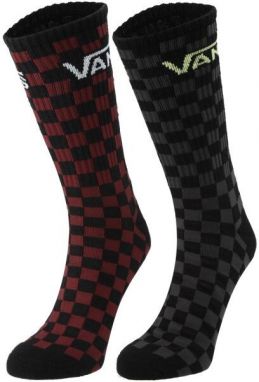 Vans CLASSIC CHECK CREW SOCK-B Black Pánske ponožky, čierna, veľkosť