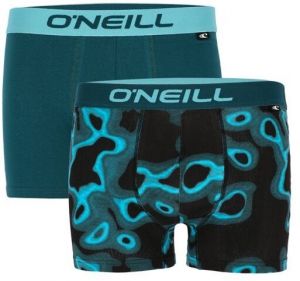 O'Neill MEN BOXER SEA&PLAIN 2PACK Pánske boxerky, tyrkysová, veľkosť